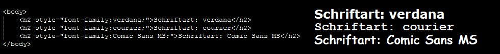 font-family